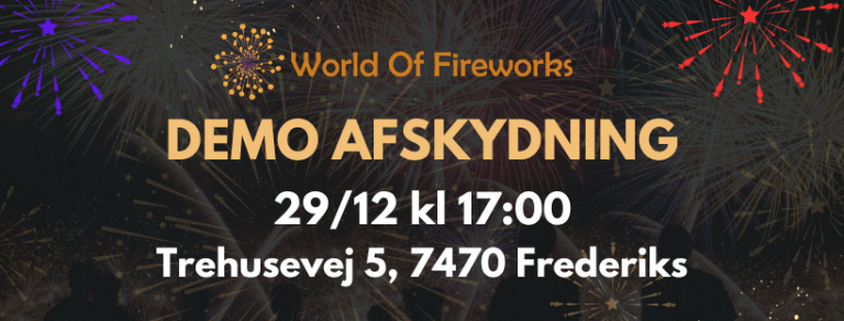 World Of Fireworks butik i Frederiks